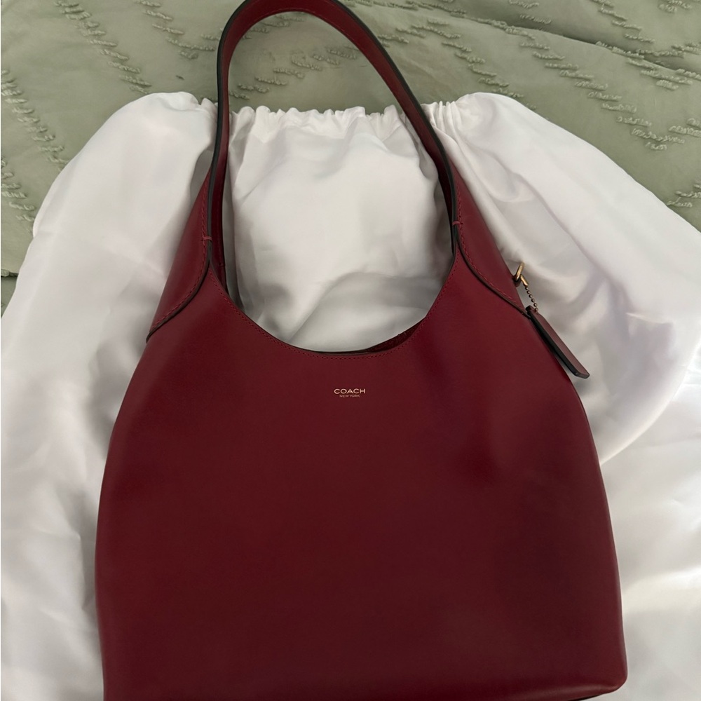 Coach Red Leather Women's Bag